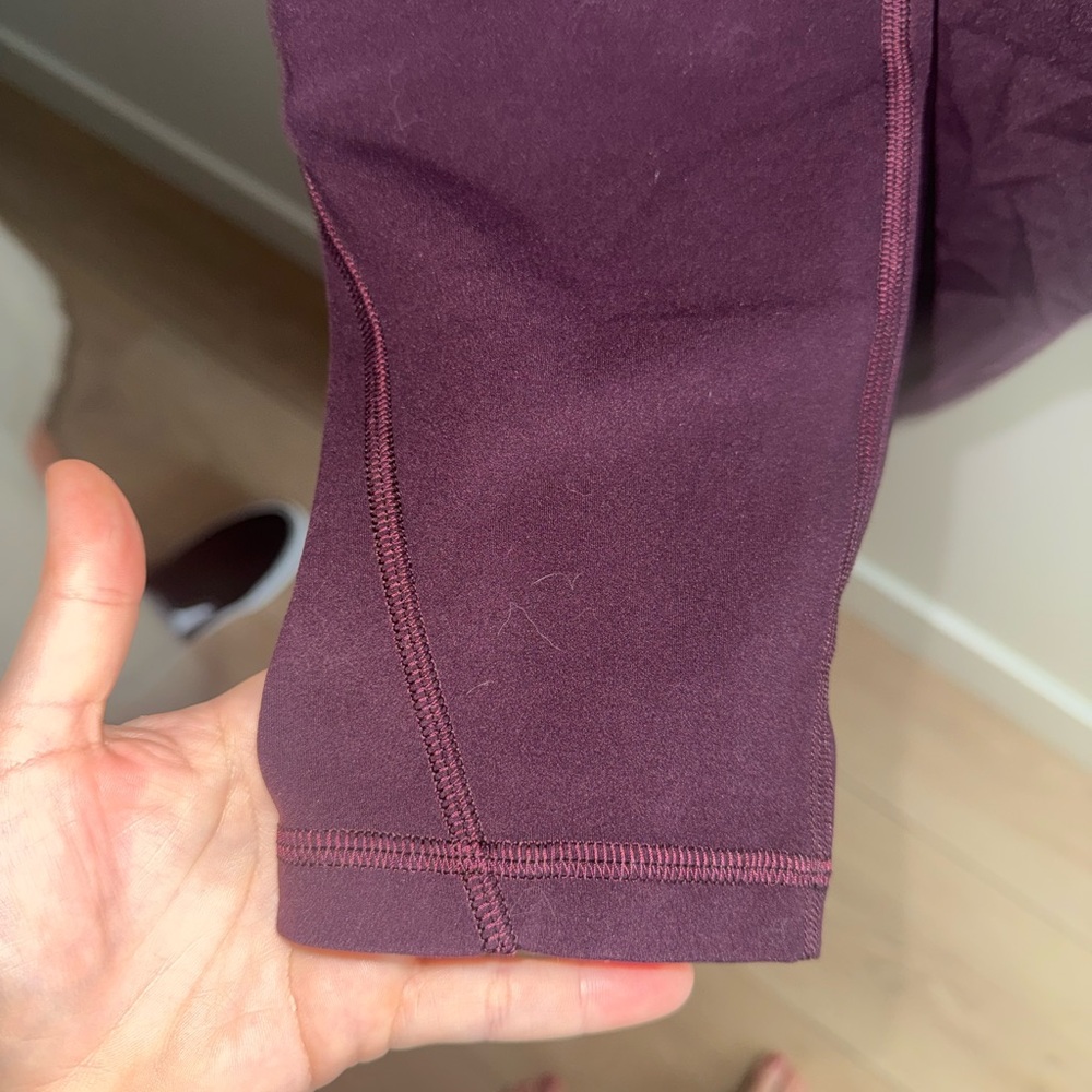 Lululemon Align Leggings Plum Burgundy High Rise Yoga Pants Size 6 - Picture 3 of 5